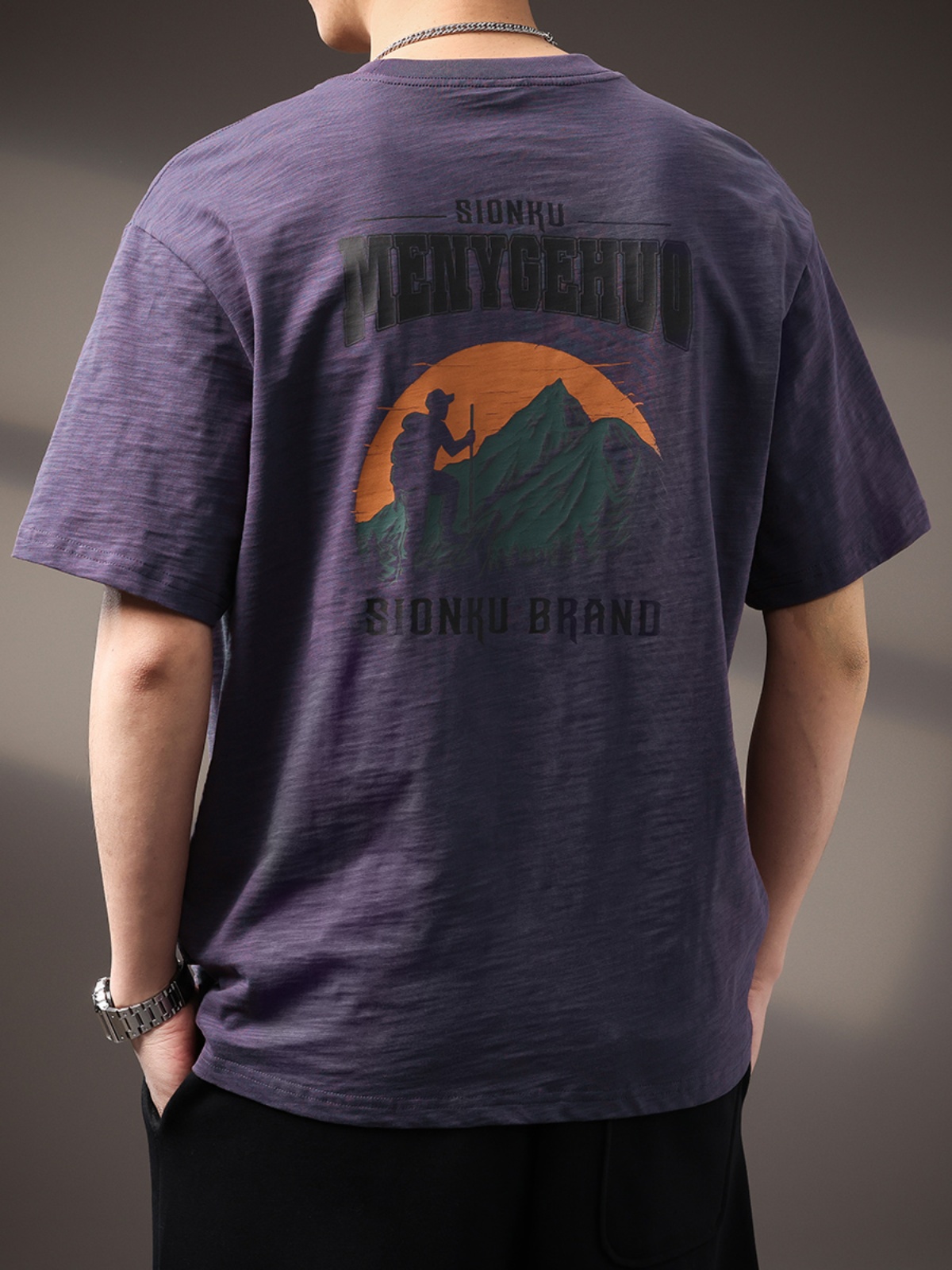170–190g Slub Cotton Short-Sleeve T-Shirt